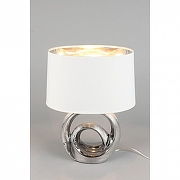 Настольная лампа Omnilux Padola OML-19324-01 цвет плафона/подвески Белый, цвет арматуры Хром-5