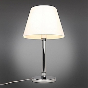 Настольная лампа Omnilux Rimaggio OML-29404-01 цвет плафона/подвески Белый, цвет арматуры Хром-1