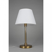 Настольная лампа Omnilux Rimaggio OML-29414-01 цвет плафона/подвески Белый, цвет арматуры Латунь-4