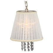 Подвесной светильник Omnilux Bologna OML-30006-01 цвет плафона/подвески Белый, Золото, Прозрачный, цвет арматуры Белый, Золото