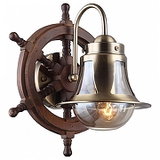 Бра Omnilux Croce OML-50701-01 цвет плафона/подвески Бронза, Прозрачный, цвет арматуры Коричневый