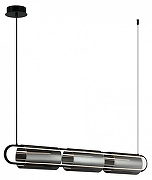 Подвесной светильник Omnilux Narro OML-51303-03 цвет плафона/подвески Серый, цвет арматуры Черный-1