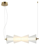 Подвесной светильник Omnilux Casargo OML-51503-15 цвет плафона/подвески Белый, цвет арматуры Латунь-1