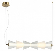 Подвесной светильник Omnilux Casargo OML-51503-21 цвет плафона/подвески Белый, цвет арматуры Латунь-1