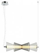 Подвесной светильник Omnilux Sogna OML-51603-15 цвет плафона/подвески Прозрачный, Хром, цвет арматуры Хром-1