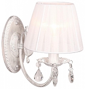 Бра Omnilux Bantine OML-53211-01 цвет плафона/подвески Белый, Прозрачный, цвет арматуры Белый-1