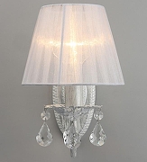 Бра Omnilux Bantine OML-53211-01 цвет плафона/подвески Белый, Прозрачный, цвет арматуры Белый-6