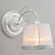 Бра Omnilux Campovaglio OML-54111-01 цвет плафона/подвески Белый, Прозрачный, цвет арматуры Белый-2