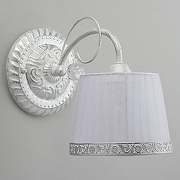 Бра Omnilux Campovaglio OML-54111-01 цвет плафона/подвески Белый, Прозрачный, цвет арматуры Белый-4