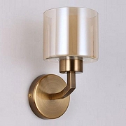 Бра Omnilux OML-55911-01 цвет плафона/подвески Белый, цвет арматуры Бронза