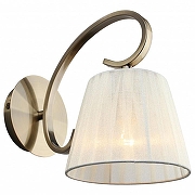 Бра Omnilux Laveno OML-56101-01 цвет плафона/подвески Белый, цвет арматуры Бронза-1