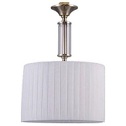 Подвесной светильник Omnilux Molveno OML-57606-01 цвет плафона/подвески Белый, цвет арматуры Бронза