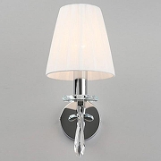 Бра Omnilux Breguzzo OML-57701-01 цвет плафона/подвески Белый, Прозрачный, цвет арматуры Хром-2