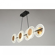 Подвесной светильник Omnilux Crocetta OML-59703-06 цвет плафона/подвески Бронза, Прозрачный, цвет арматуры Бронза, Черный-4