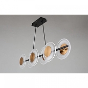 Подвесной светильник Omnilux Crocetta OML-59703-06 цвет плафона/подвески Бронза, Прозрачный, цвет арматуры Бронза, Черный-5