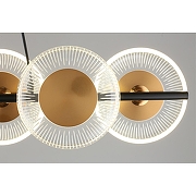 Подвесной светильник Omnilux Crocetta OML-59703-06 цвет плафона/подвески Бронза, Прозрачный, цвет арматуры Бронза, Черный-7