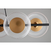 Подвесной светильник Omnilux Crocetta OML-59703-06 цвет плафона/подвески Бронза, Прозрачный, цвет арматуры Бронза, Черный-8