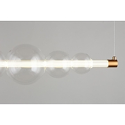 Подвесной светильник Omnilux Abbazia OML-65903-08 цвет плафона/подвески Прозрачный, цвет арматуры Латунь-7