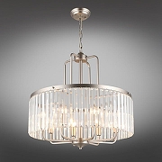 Подвесной светильник Omnilux Borno OML-66013-08 цвет плафона/подвески Прозрачный, цвет арматуры Никель-2