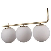 Подвесной светильник Omnilux Avetrana OML-66613-03 цвет плафона/подвески Белый, цвет арматуры Бронза