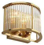 Накладной светильник Omnilux Portofino OML-67201-02 цвет плафона/подвески Прозрачный, цвет арматуры Бронза