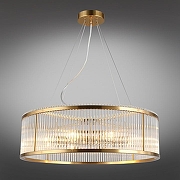 Подвесной светильник Omnilux Portofino OML-67203-08 цвет плафона/подвески Прозрачный, цвет арматуры Бронза-2