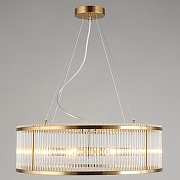 Подвесной светильник Omnilux Portofino OML-67203-08 цвет плафона/подвески Прозрачный, цвет арматуры Бронза-4