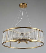 Подвесной светильник Omnilux Portofino OML-67203-08 цвет плафона/подвески Прозрачный, цвет арматуры Бронза-6