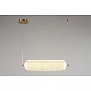 Подвесной светильник Omnilux Cedrello OML-68803-01 цвет плафона/подвески Прозрачный, цвет арматуры Латунь-3