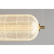 Подвесной светильник Omnilux Cedrello OML-68803-01 цвет плафона/подвески Прозрачный, цвет арматуры Латунь-7