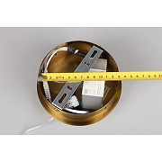 Подвесной светильник Omnilux Cedrello OML-68803-01 цвет плафона/подвески Прозрачный, цвет арматуры Латунь-9