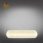 Подвесной светильник Omnilux Cedrello OML-68803-01 цвет плафона/подвески Прозрачный, цвет арматуры Латунь-10