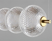 Подвесной светильник Omnilux Cedrello OML-68803-04 цвет плафона/подвески Прозрачный, цвет арматуры Латунь-11