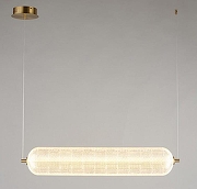 Подвесной светильник Omnilux Cedrello OML-68813-01 цвет плафона/подвески Прозрачный, цвет арматуры Латунь-2