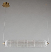 Подвесной светильник Omnilux Cedrello OML-68813-01 цвет плафона/подвески Прозрачный, цвет арматуры Латунь-3