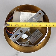 Подвесной светильник Omnilux Cedrello OML-68813-01 цвет плафона/подвески Прозрачный, цвет арматуры Латунь-9