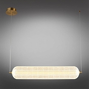 Подвесной светильник Omnilux Cedrello OML-68813-01 цвет плафона/подвески Прозрачный, цвет арматуры Латунь-10