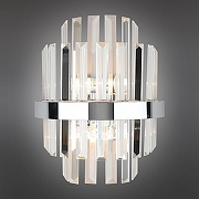 Накладной светильник Omnilux Saviano OML-69001-02 цвет плафона/подвески Прозрачный, цвет арматуры Хром-1