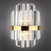 Накладной светильник Omnilux Saviano OML-69011-02 цвет плафона/подвески Прозрачный, цвет арматуры Золото-1