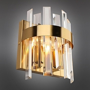 Накладной светильник Omnilux Oriolo OML-69401-02 цвет плафона/подвески Прозрачный, цвет арматуры Бронза-1