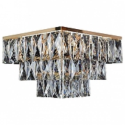 Подвесной светильник Omnilux Arenella OML-72603-08 цвет плафона/подвески Прозрачный, цвет арматуры Золото