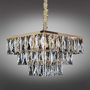 Подвесной светильник Omnilux Arenella OML-72603-08 цвет плафона/подвески Прозрачный, цвет арматуры Золото-1