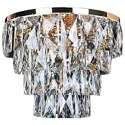 Подвесной светильник Omnilux Volpedo OML-72903-12 цвет плафона/подвески Прозрачный, цвет арматуры Золото