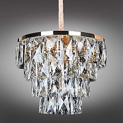 Подвесной светильник Omnilux Volpedo OML-72903-12 цвет плафона/подвески Прозрачный, цвет арматуры Золото-1