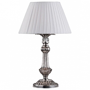 Настольная лампа Omnilux Miglianico OML-75414-01 цвет плафона/подвески Белый, цвет арматуры Серебро