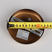 Бра Omnilux Maranello OML-80001-01 цвет плафона/подвески Белый, Прозрачный, цвет арматуры Золото, Прозрачный-6