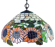 Подвесной светильник Omnilux Algoz OML-80403-03 цвет плафона/подвески Разноцветный, цвет арматуры Бронза