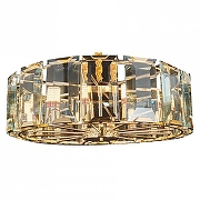 Подвесной светильник Omnilux Noventa OML-81503-10 цвет плафона/подвески Прозрачный, цвет арматуры Золото