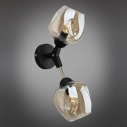 Бра Omnilux Savelletri OML-93701-02 цвет плафона/подвески Хром, цвет арматуры Золото, Черный-2