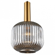 Подвесной светильник Omnilux Terrenove OML-99426-01 цвет плафона/подвески Светло-серый, цвет арматуры Бронза